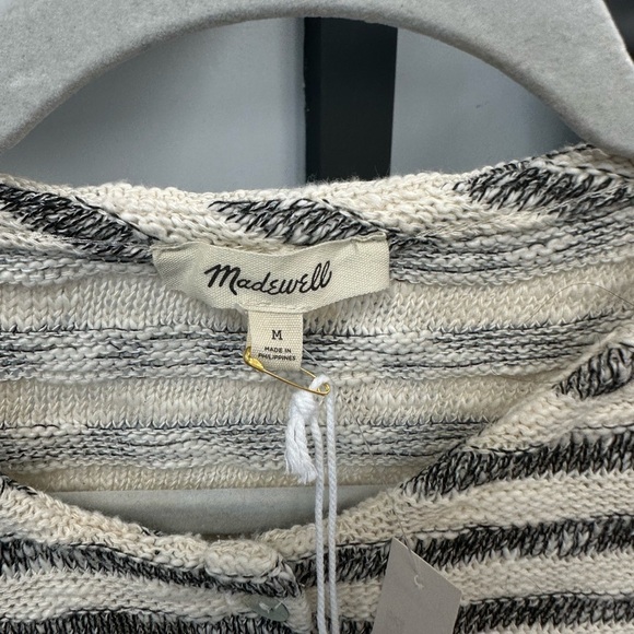 Madewell Striped Button-Front Knit Tank Top – Size M - Picture 3 of 6